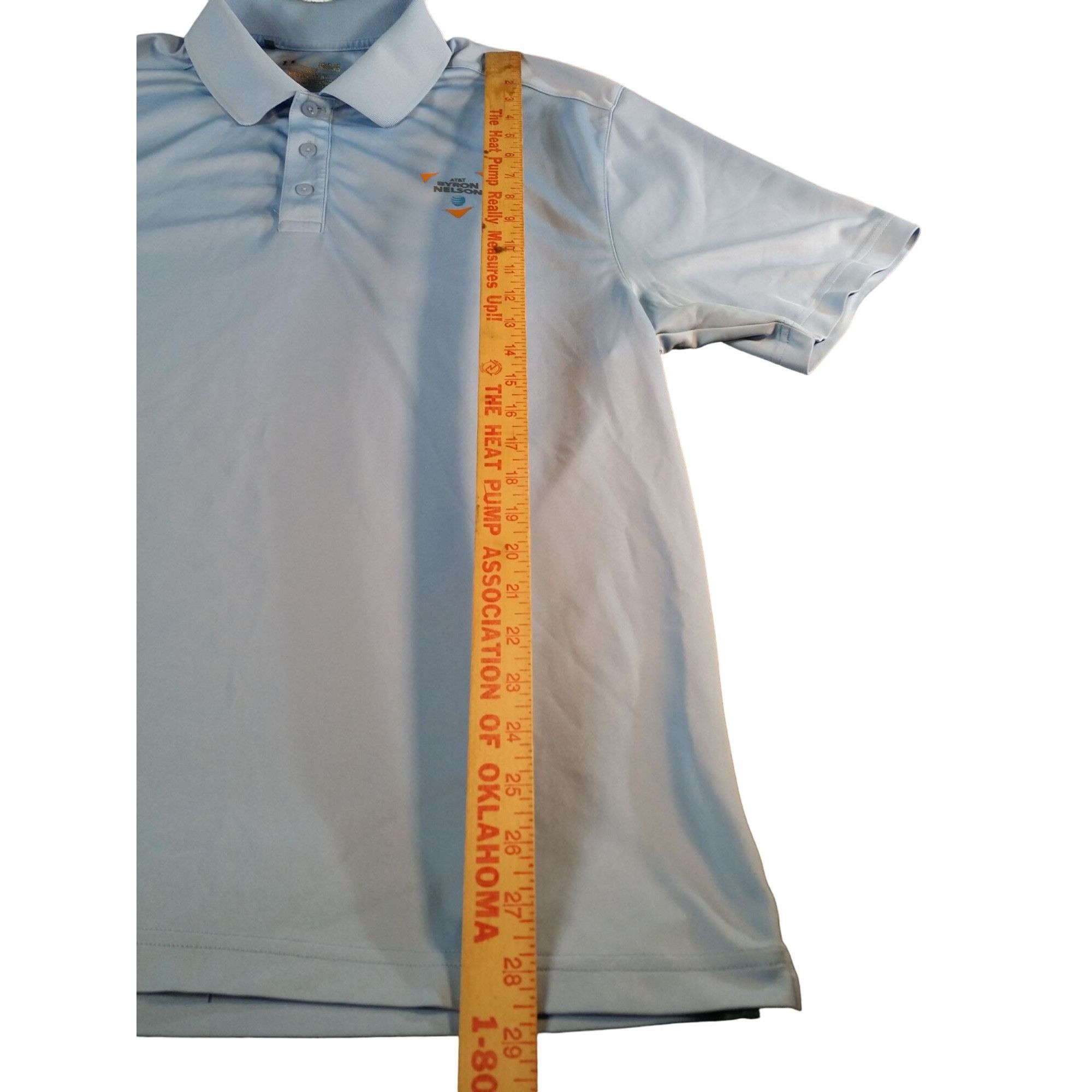 Under Armour Under Armour Golf Polo Men Sz L Blue AT&T Byron Nelson Tourn Size US L / EU 52-54 / 3 - 3 Thumbnail