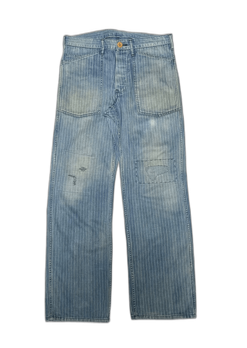 Visvim VISVIM 15SS CARPENTER PANTS PRIME DMGD WABASH Yellow