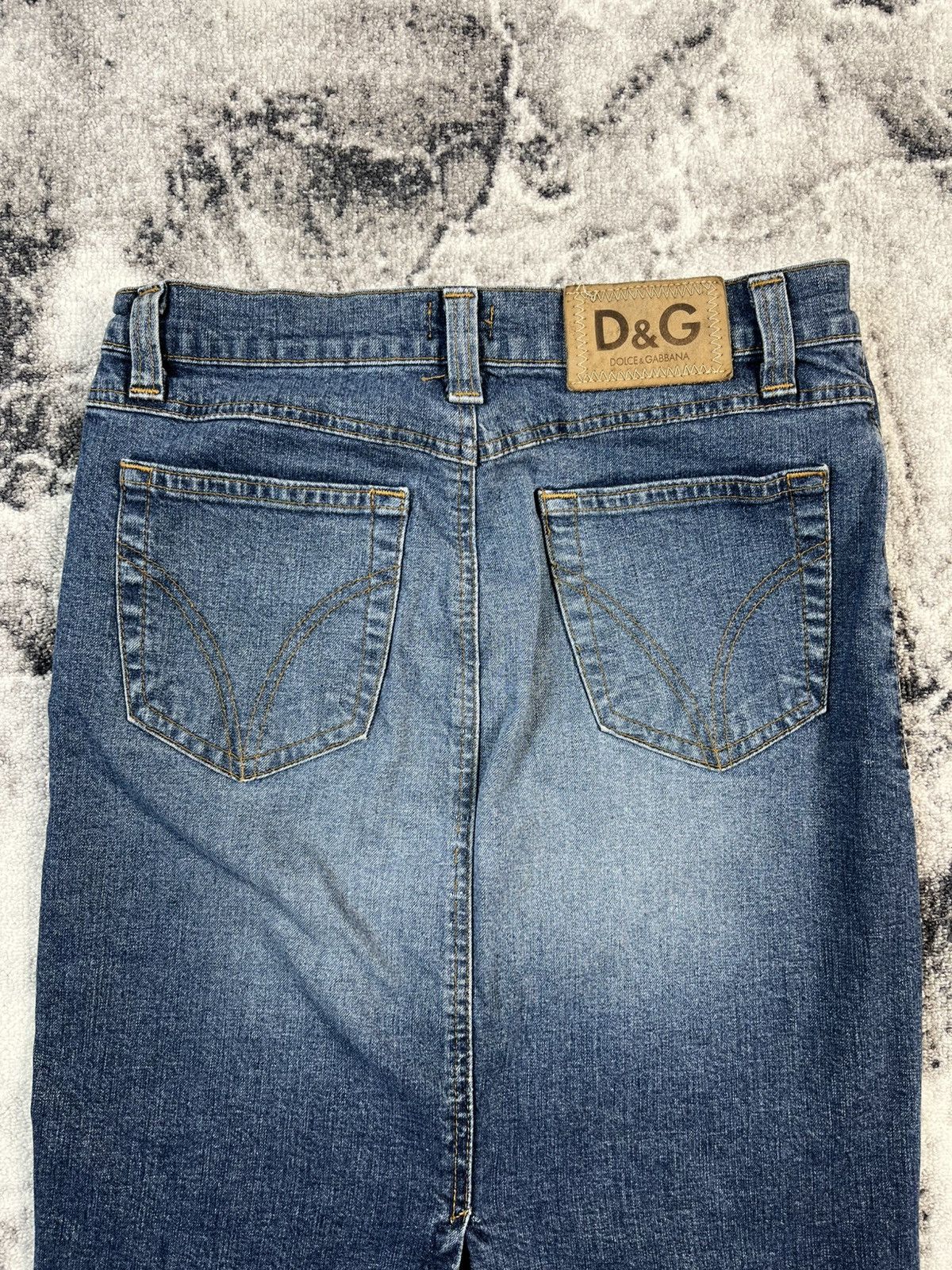 Dolce & Gabbana Dolce & Gabbana Denim Skirt Blue Vintage IT42 W28 Size 28" / US 6 / IT 42 - 9 Thumbnail