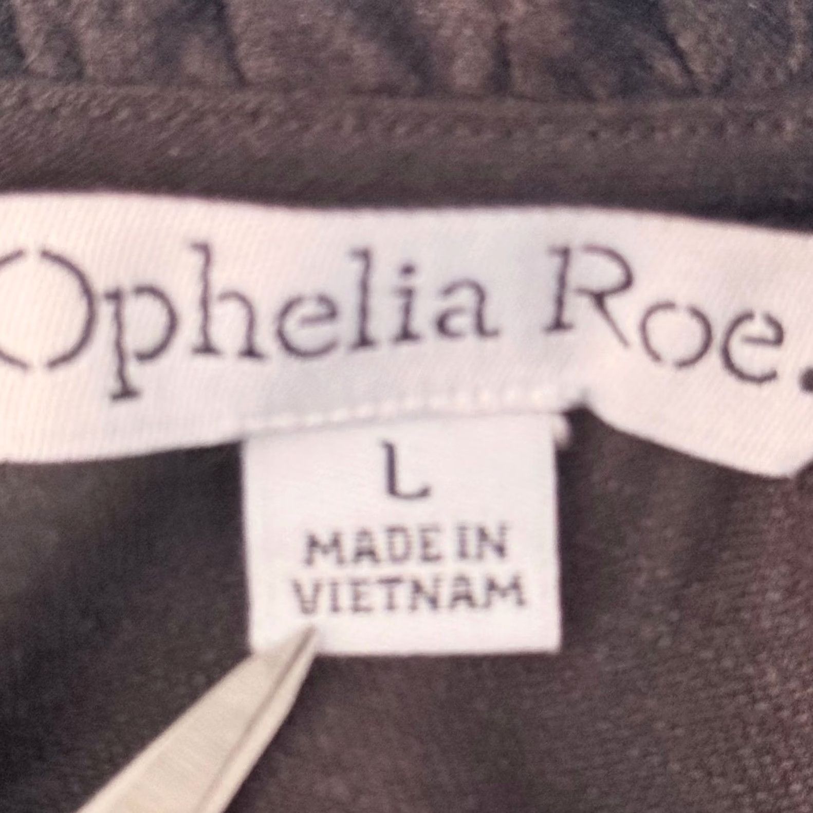 Vintage Ophelia Roe Tank Women L Black High Neck Ruffle Button Back Linen Rayon Blend Sleeveless Summer Casual Office Size L / US 10 / IT 46 - 4 Thumbnail