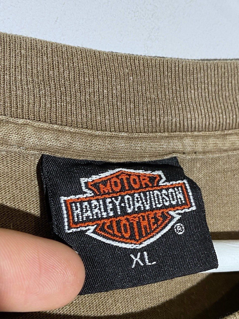 Harley Davidson Vintage 1990 Harley Davidson 3D Emblem Logo American Legend Size US XL / EU 56 / 4 - 11 Thumbnail