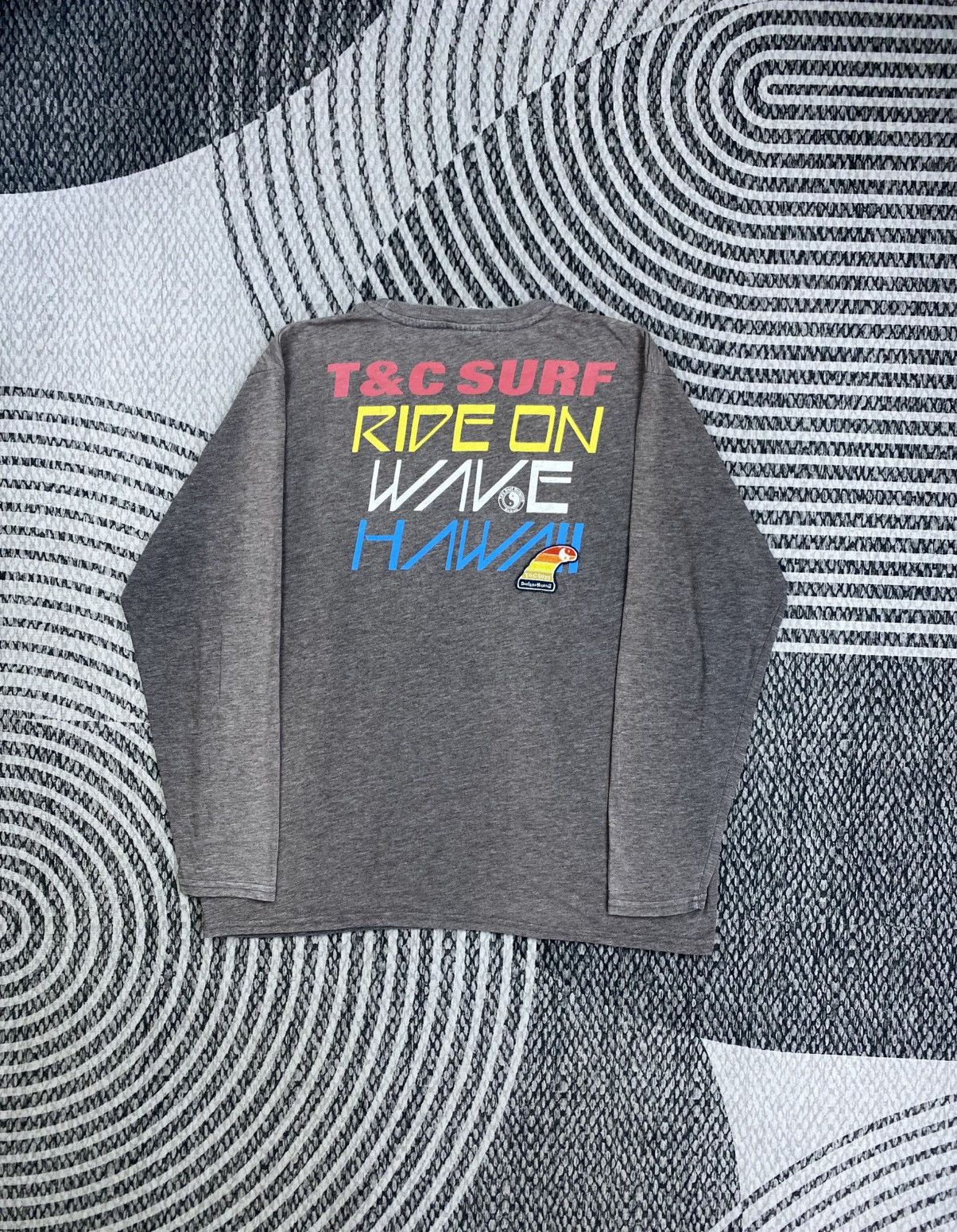 Japanese Brand Vintage T&C Surf Hawaiian Design Longsleeve Shirt Size US M / EU 48-50 / 2 - 2 Thumbnail
