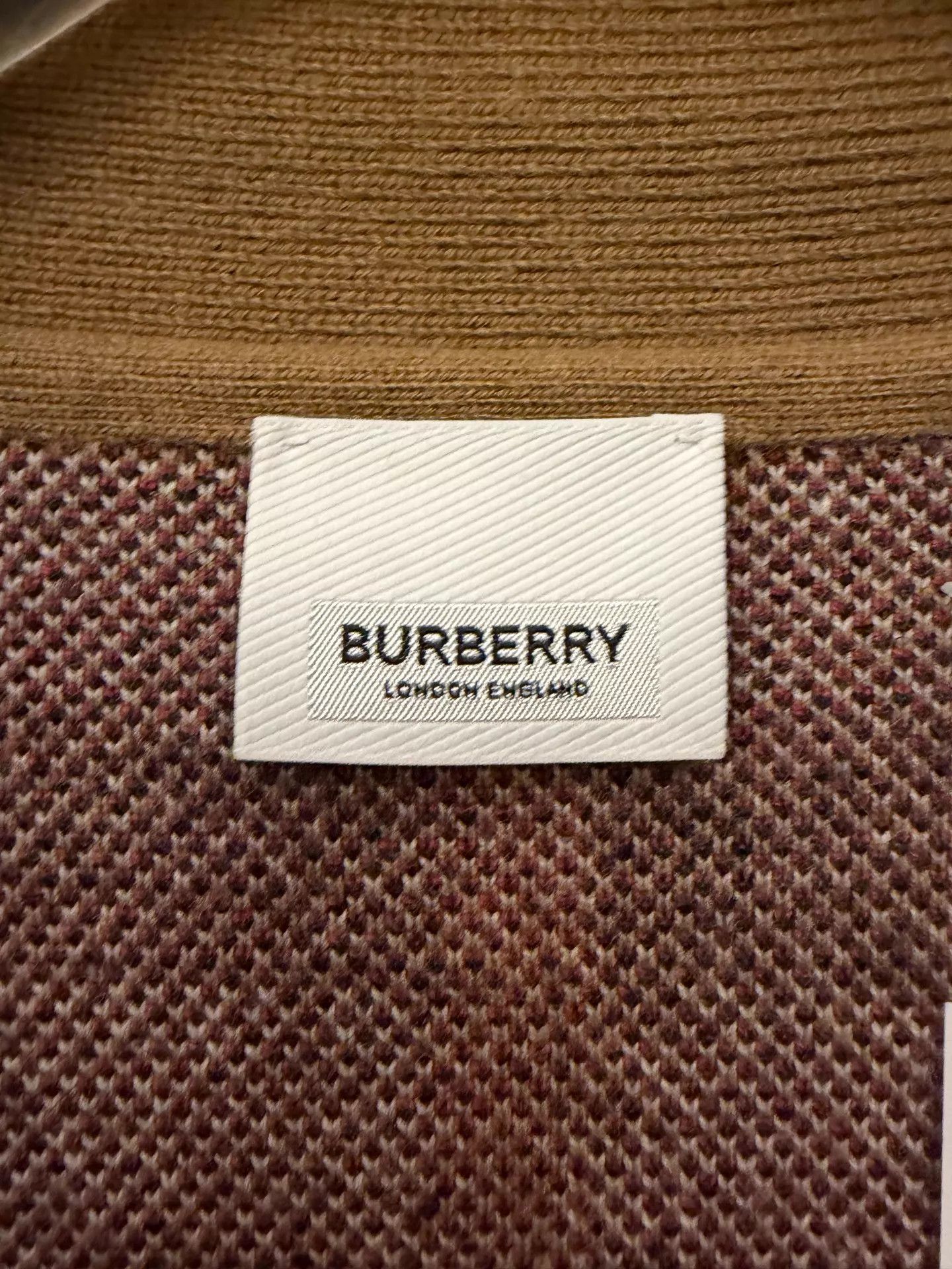 Burberry Burberry Check Wool-Cashmere Sweater Women's XS Size XS / US 0-2 / IT 36-38 - 3 Thumbnail