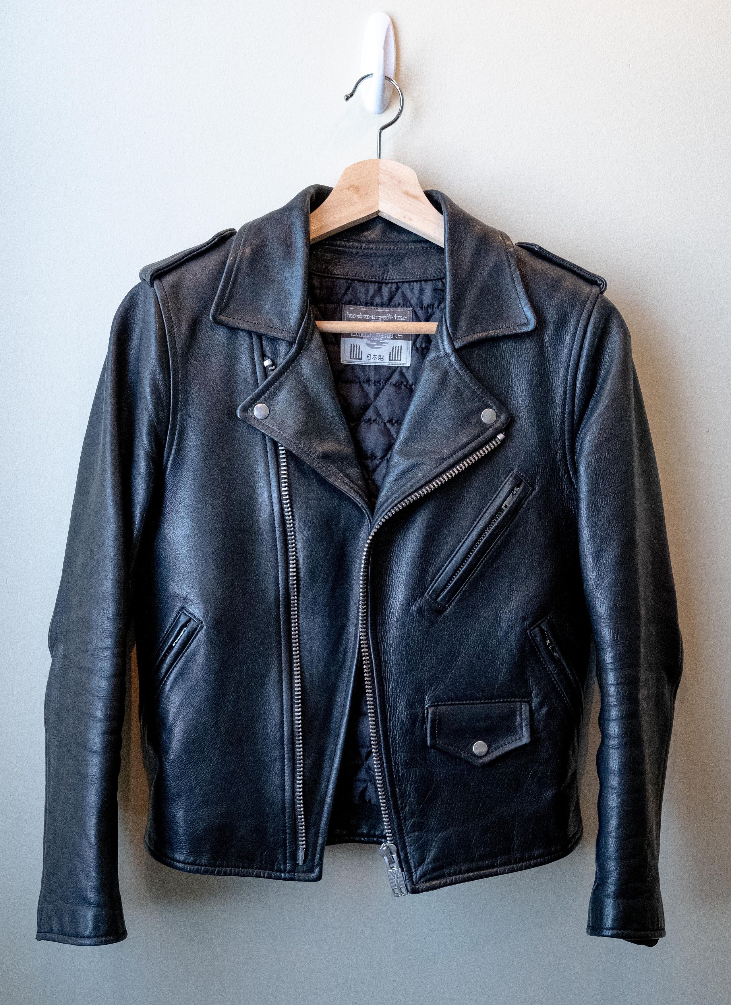 Blackmeans *Final Drop* Black Leather Double Rider Size US XS / EU 42 / 0 - 1 Thumbnail