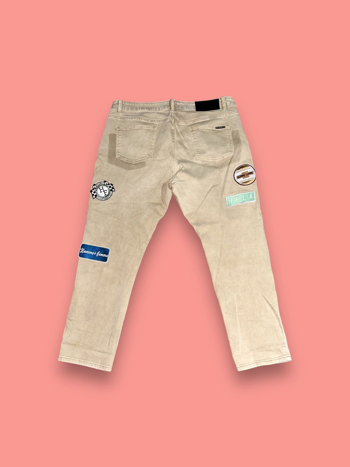 Homme + Femme La Homme femme patch jeans Size US 38 / EU 54 - 3 Thumbnail