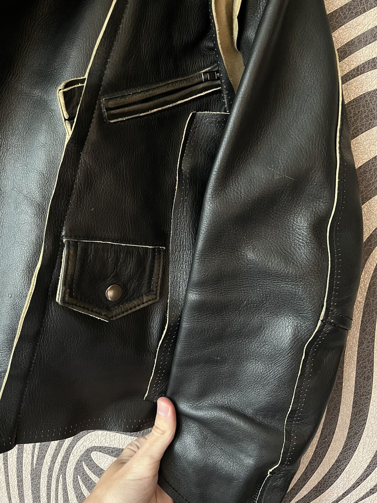 Maison Margiela Maison Martin Margiela Leather Jacket Size S / US 4 / IT 40 - 6 Thumbnail