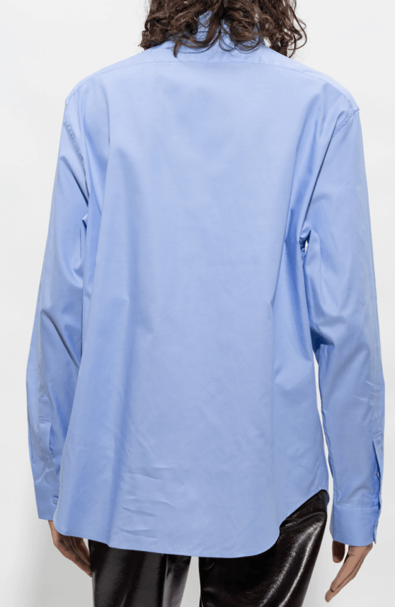 Gucci o1mt1gz0625 Oxford Cotton Shirt With Double G Embroidery Size US XXS / EU 40 - 3 Thumbnail