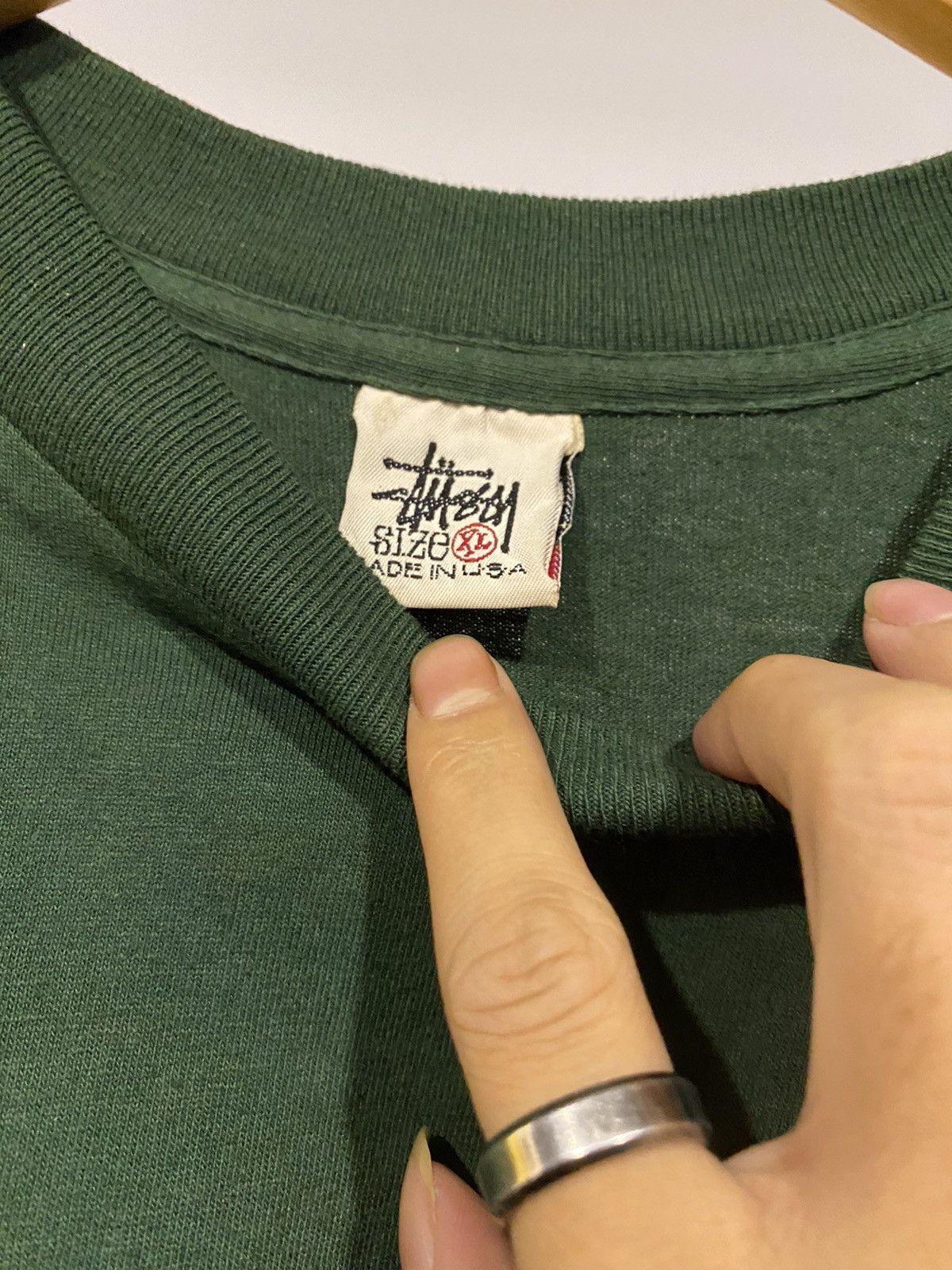Stussy × Vintage Vintage 90s Stussy Double Sided Shirt Size US XL / EU 56 / 4 - 3 Thumbnail