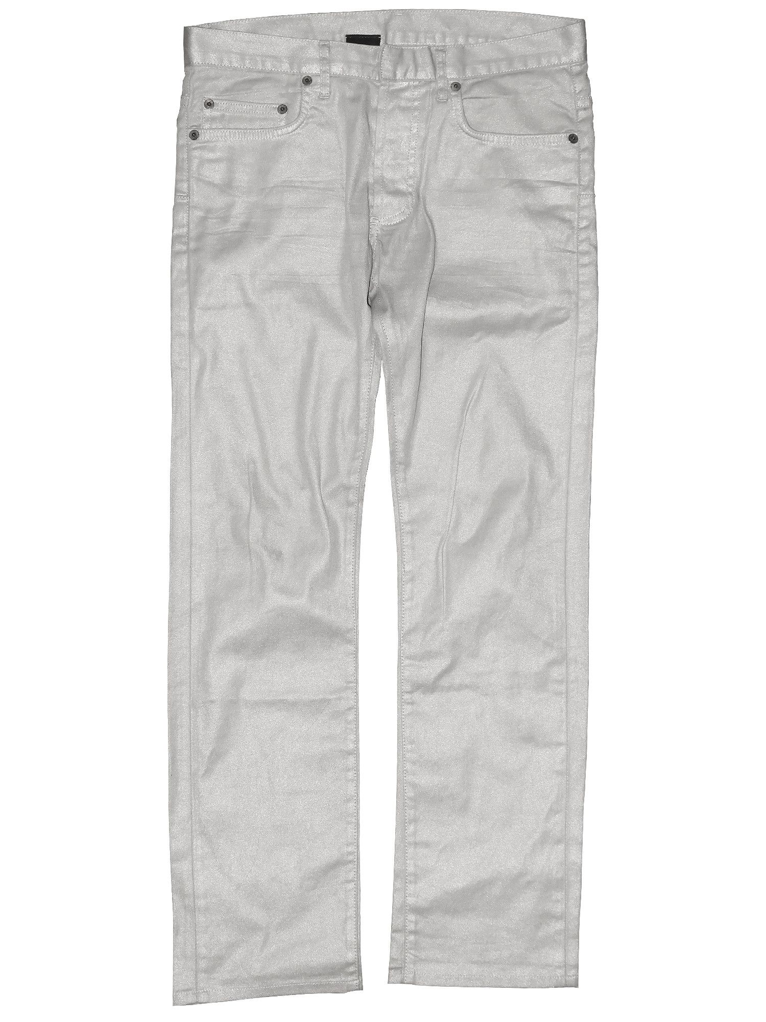 Dior Dior Homme SS06 Silver Metallic Glitter Denim by HediSlimane