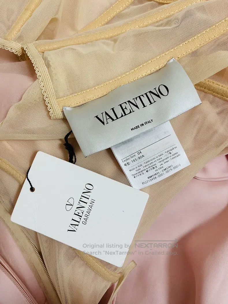 Valentino Valentino Pink bandeau flower bud bow dress Size S / US 4 / IT 40 - 5 Thumbnail
