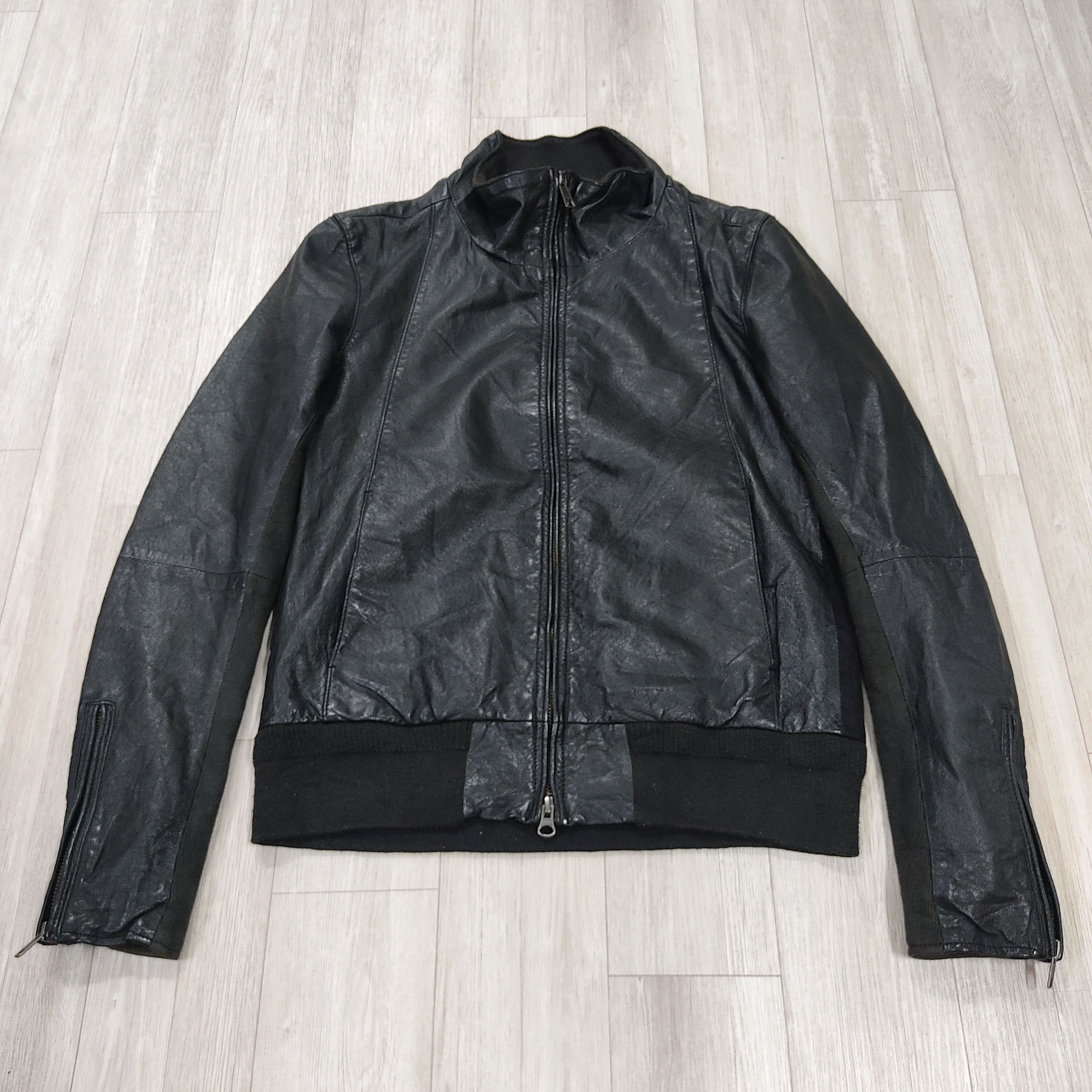 Genuine Leather JOURNAL STANDARD Half Leather Bikers Jacket Size US XS / EU 42 / 0 - 8 Thumbnail