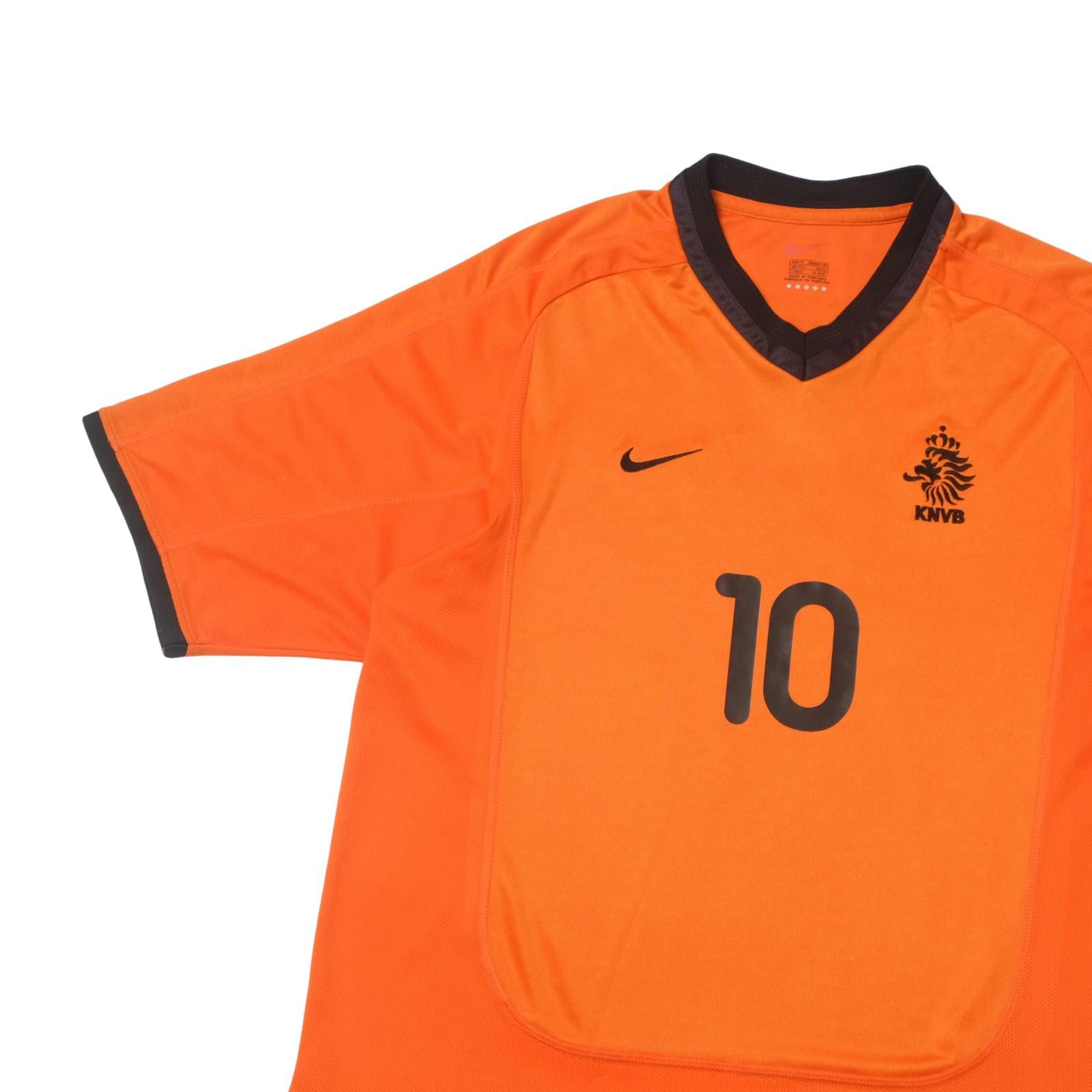 Nike 2000/02 Netherlands Home Shirt Bergkamp (M/L) Size US M / EU 48-50 / 2 - 3 Thumbnail