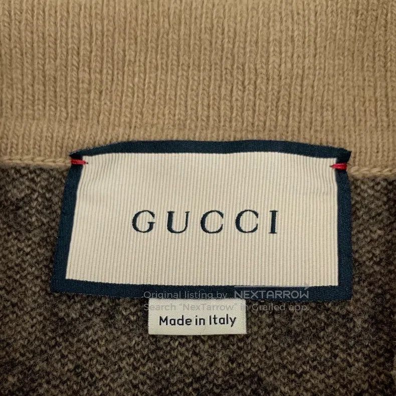 Gucci gucci Brown logo jacquard full-print wool lapel single-bre Size M / US 6-8 / IT 42-44 - 5 Thumbnail