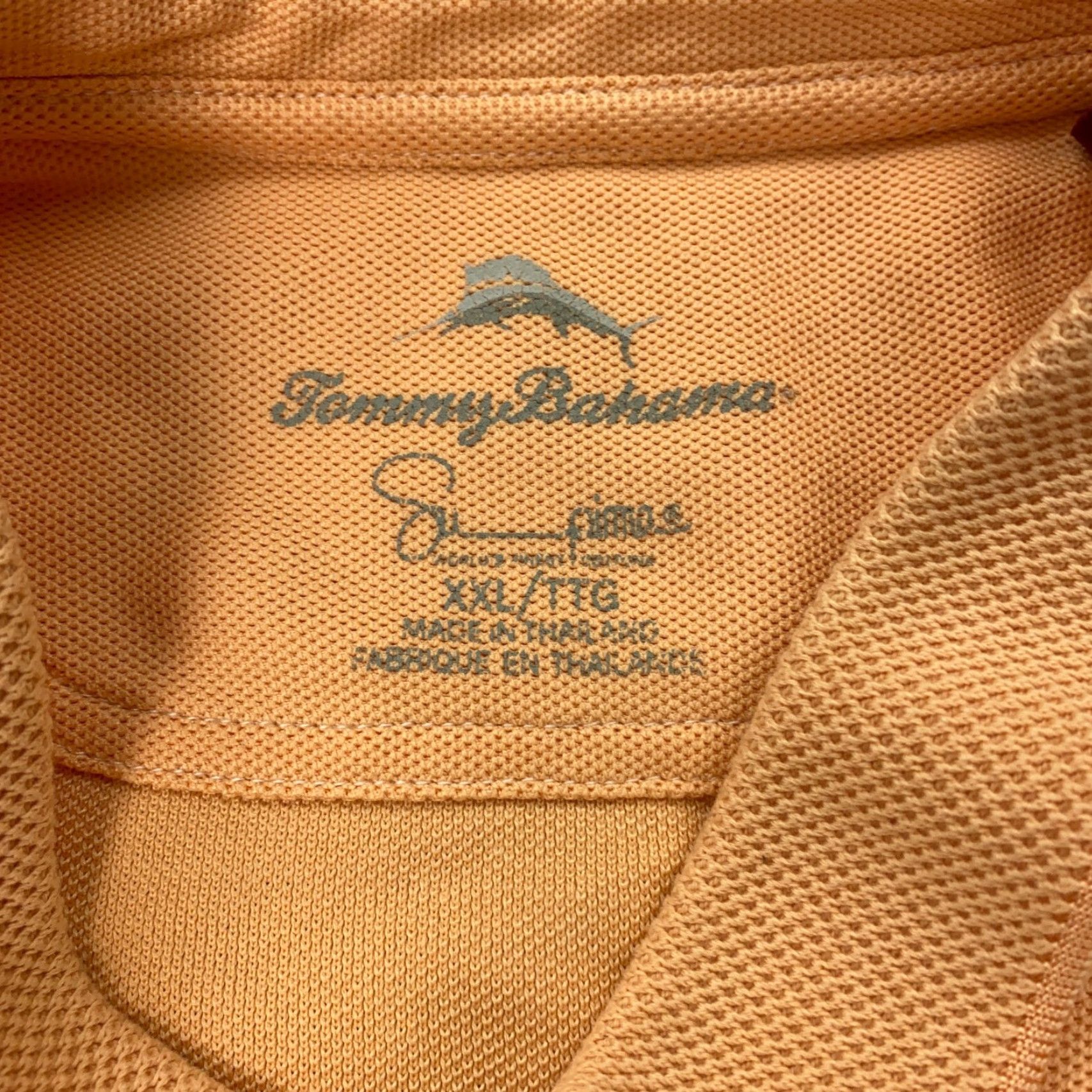 Tommy Bahama Tommy Bahama Polo Golf Shirt Mens 2XL Orange Embroidered Shirt Polo 2XL Mens Orange Embroidered Size US XXL / EU 58 / 5 - 4 Thumbnail