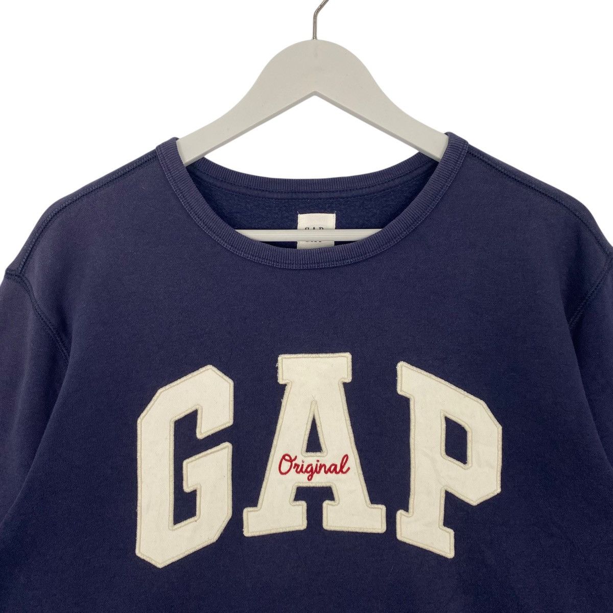 Other Vintage Gap Big Logo Printed NavyBlue Pullover Jumper Size L Size US L / EU 52-54 / 3 - 4 Thumbnail