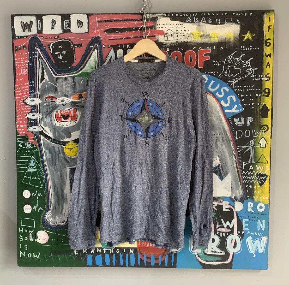 Lee × Vivienne Westwood Vivienne Westwood x Lee Logo Longsleeve Tee Shirt Size US M / EU 48-50 / 2 - 1 Thumbnail