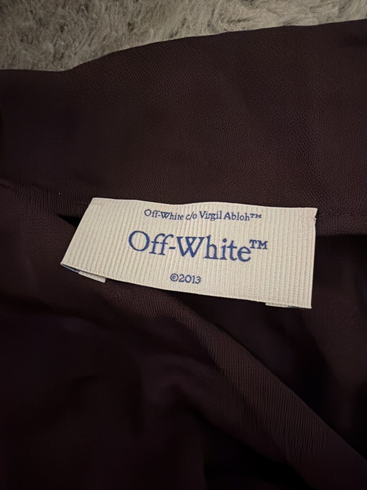 Off-White Off-White Fluid Jer Twist Mini Dress Size M / US 6-8 / IT 42-44 - 5 Thumbnail