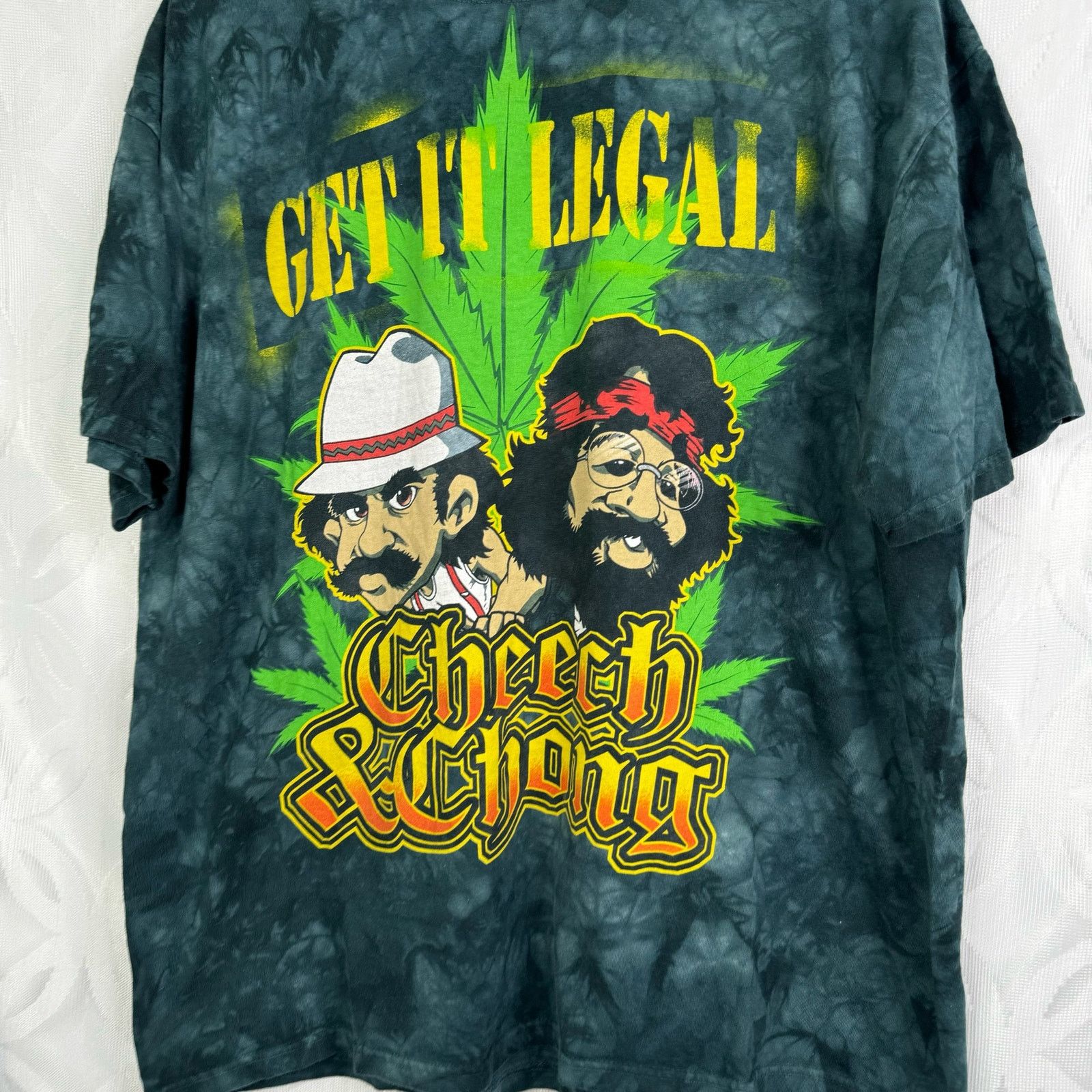 Anvil Vintage Cheech and Chong Get It Legal Tie Dye Hippie Size US XL / EU 56 / 4 - 4 Thumbnail