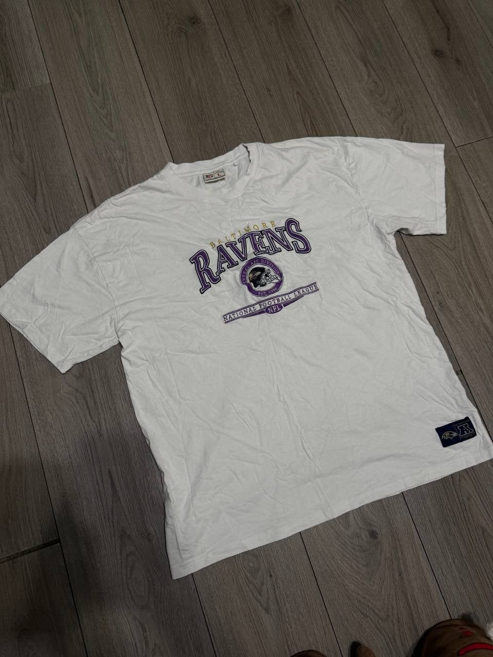 Other VIntage NFL Baltimore Ravens T Shirt Mens Size L White Size US L / EU 52-54 / 3 - 2 Thumbnail