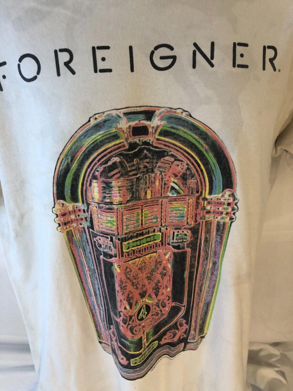 Designer Vtg Foreigner Juke Box Hero 1999 Tour T-shirt Size Large Size US XL / EU 56 / 4 - 2 Thumbnail