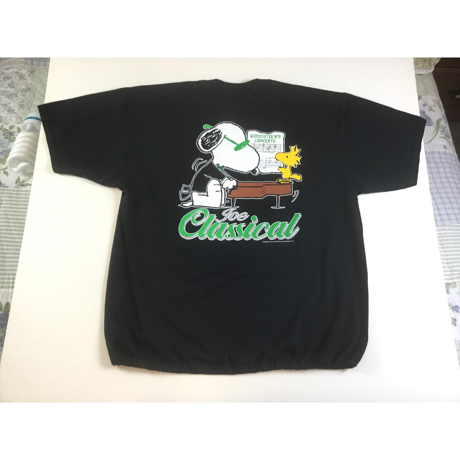 Peanuts Peanuts Snoopy Woodstock Joe Cool Musical Black Top Size 2XL Size XXL / US 16-18 / IT 52-54 - 3 Thumbnail
