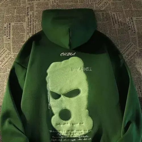 Japanese Brand Retro high street hip hop loose hooded sweatshirt Size US M / EU 48-50 / 2 - 1 Thumbnail