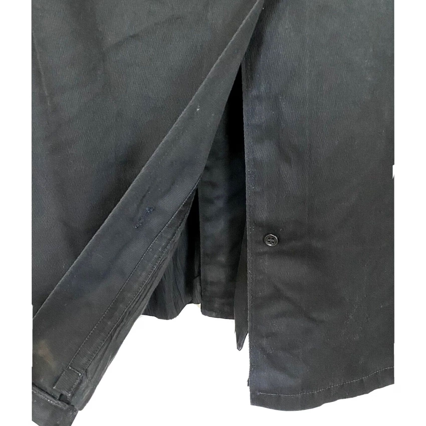 Rains Sakowitz Christopher Coat Jacket Overcoat Boatswain Twill 40 Long Men’s Vintage Black Rain Overcoat Mens Size US XXS / EU 40 - 7 Thumbnail