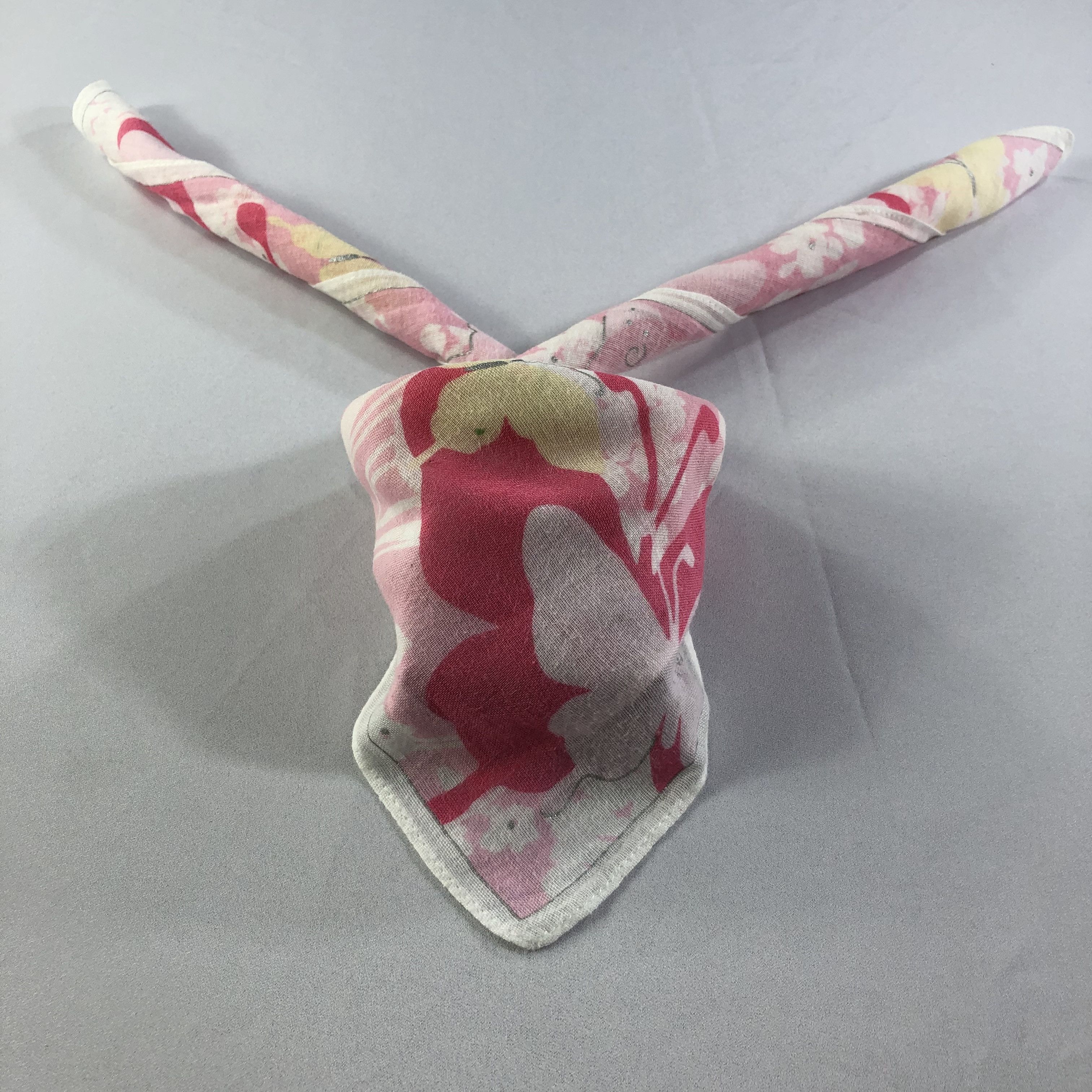 Hanae Mori Hanae Mori Handkerchief Neckerchief Bandana H1846 Size ONE SIZE - 2 Thumbnail