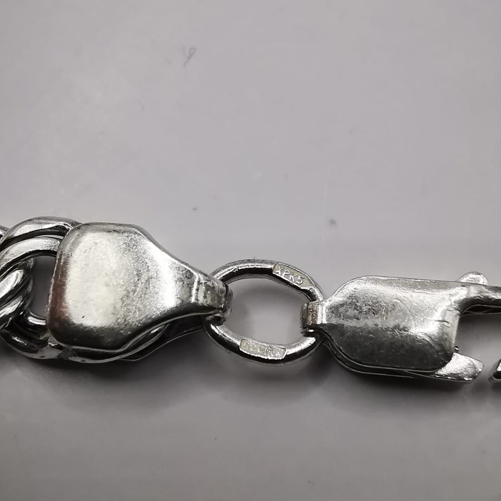 Sterling Silver Vintage Jewelry Chain, 925 Sterling Silver, Signed 30,70g Size ONE SIZE - 6 Thumbnail
