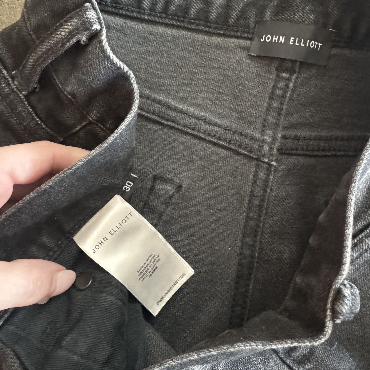 John Elliott Black John Elliott slim fit jeans Size US 30 / EU 46 - 3 Thumbnail