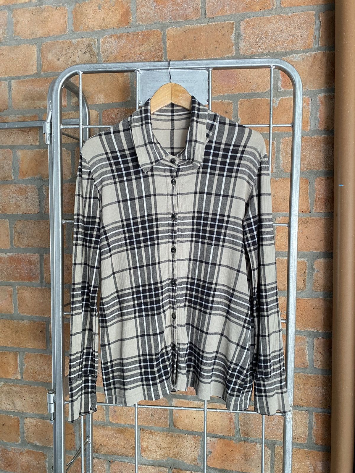 Tsumori Chisato TSUMORI CHISATO pleated plaid shirt Size ONE SIZE - 1 Thumbnail