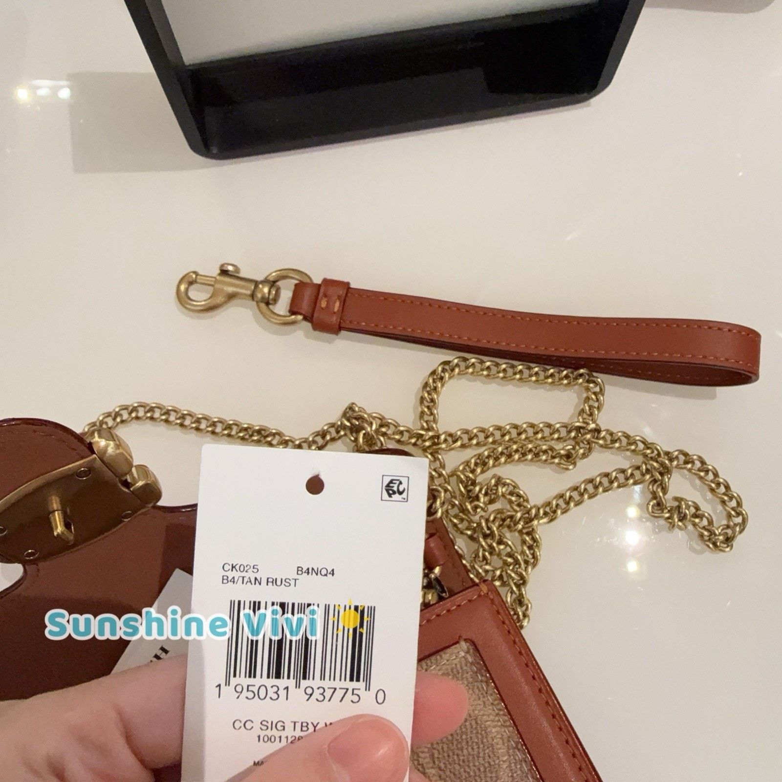 Coach NWT Coach Tabby Crossbody Wristlet Bag CK025 TAN RUST Size ONE SIZE - 6 Thumbnail