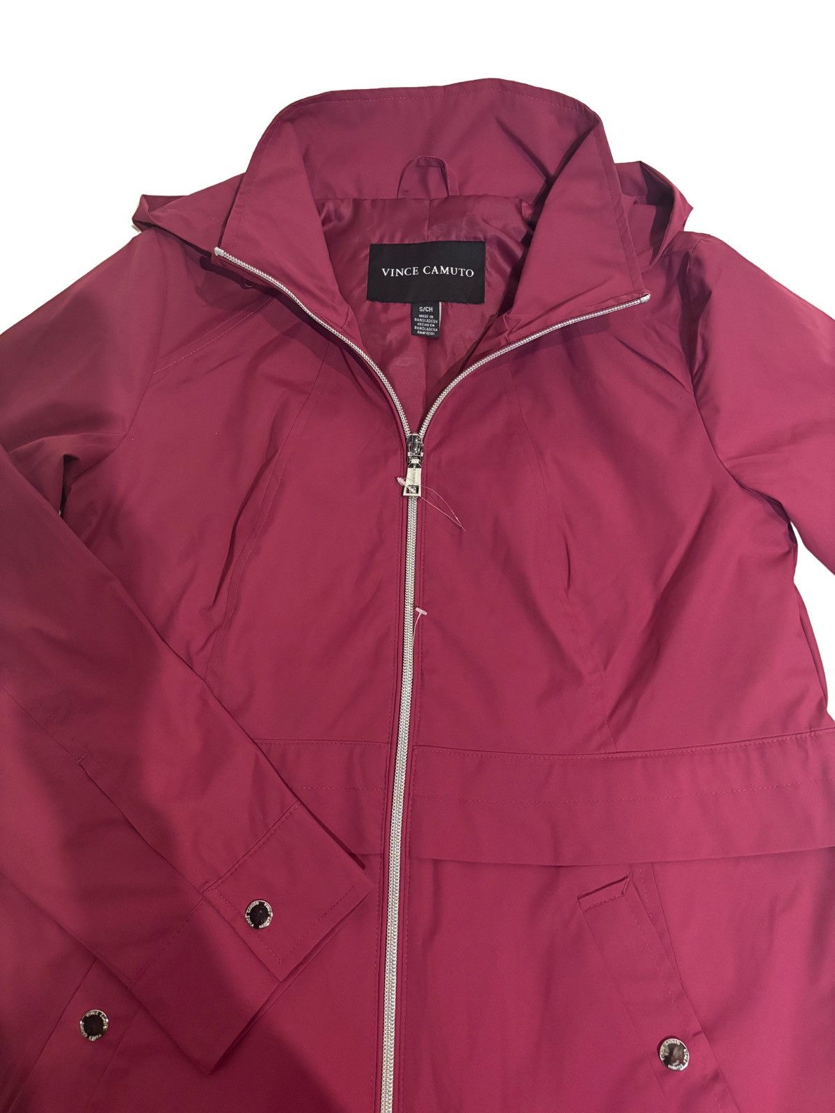 Vince Camuto Pink windbreaker hood Jacket.wj5077 Size S / US 4 / IT 40 - 3 Thumbnail
