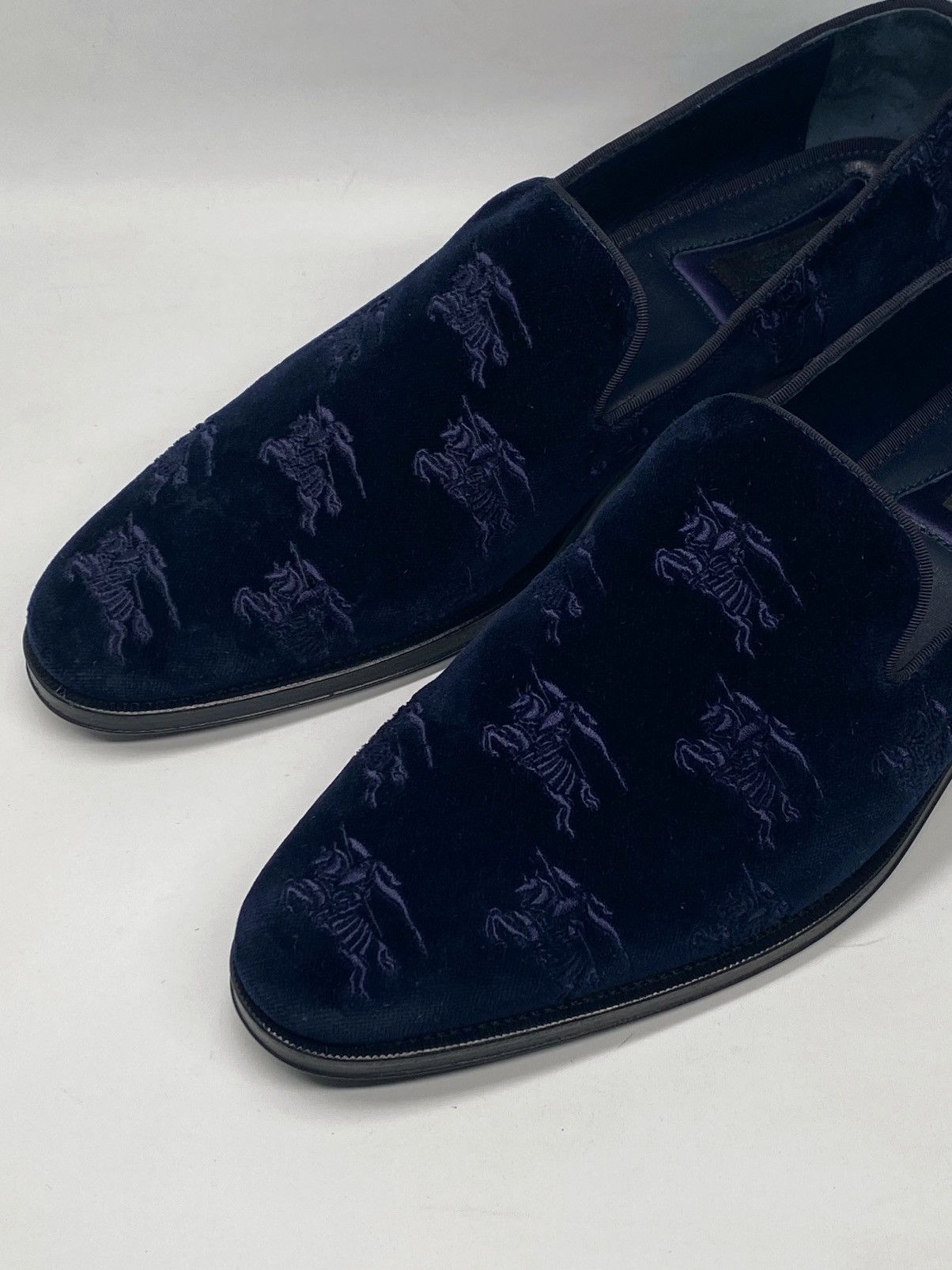 Burberry Burberry Wayne Velvet Loafer size 43.5/us size 10.5 Size US 10.5 / EU 43-44 - 4 Thumbnail