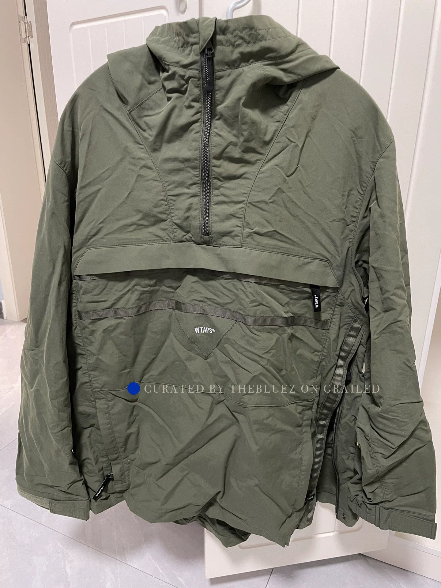 Wtaps Lightweight Half-Zip Pullover in Green Size US S / EU 44-46 / 1 - 1 Thumbnail