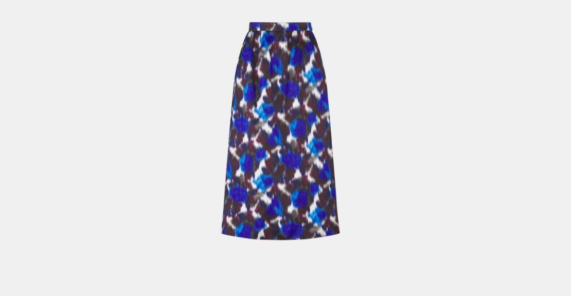Dior o1w1db10225 Mid-Length Straight-Cut Skirt in Multicolor Size 28" / US 6 / IT 42 - 1 Thumbnail