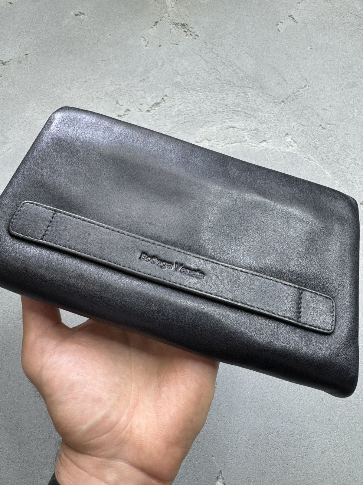 Bottega Veneta Bottega Veneta Intecciato Clutch Zip Black Size ONE SIZE - 3 Thumbnail