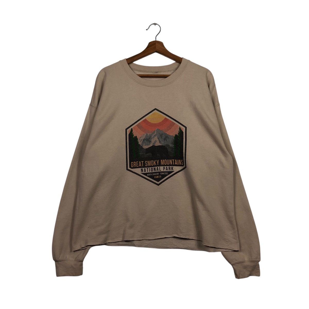 Japanese Brand 📌Vintage Sweatshirt National Park Big Logo Size US M / EU 48-50 / 2 - 2 Thumbnail