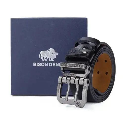 Clientele 130cm Bison Denim Belt Size ONE SIZE - 3 Thumbnail