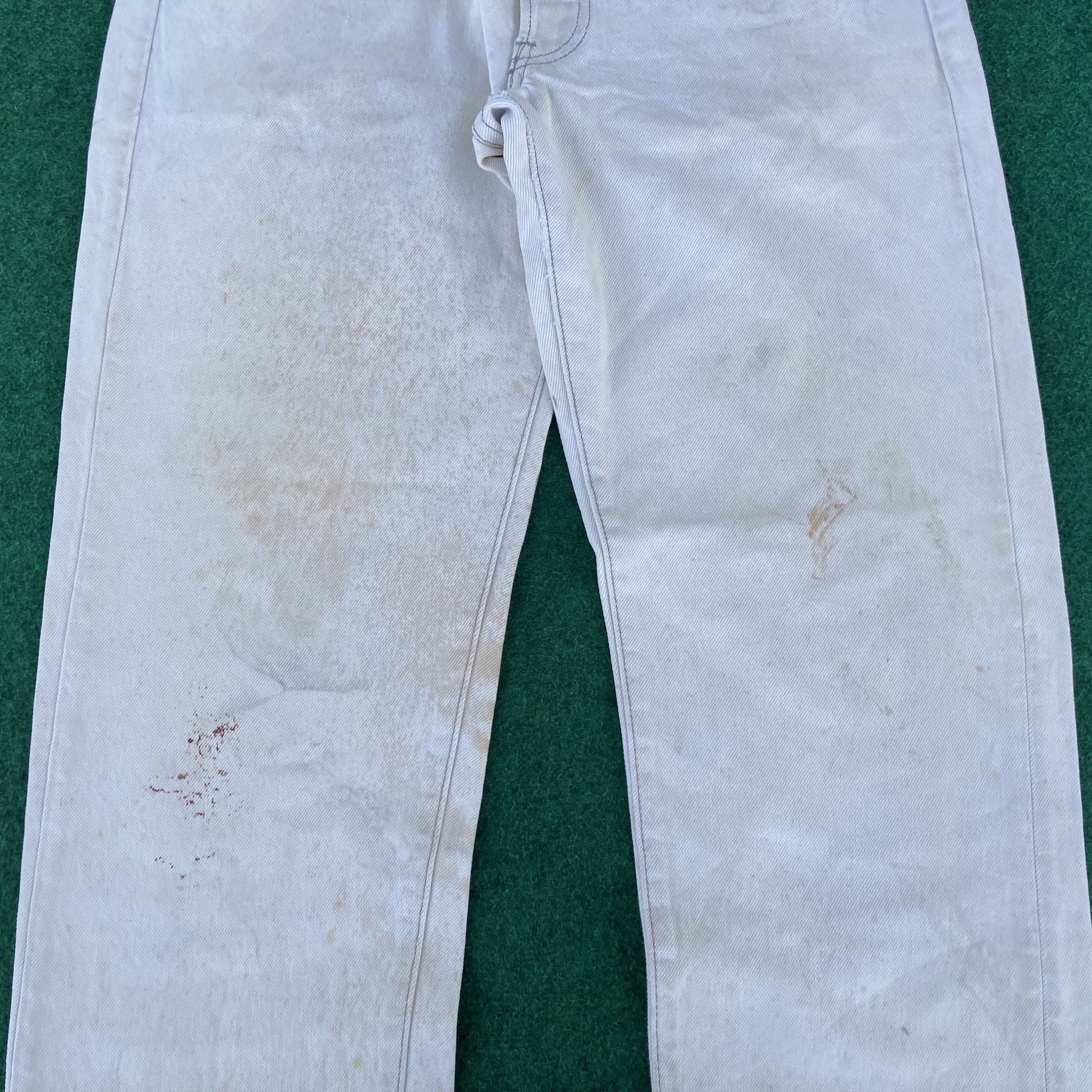 Levi's × Vintage Vtg Levis 501 Sz 29 Stains Paint Faded Punk Grunge Jeans Size US 29 - 6 Thumbnail