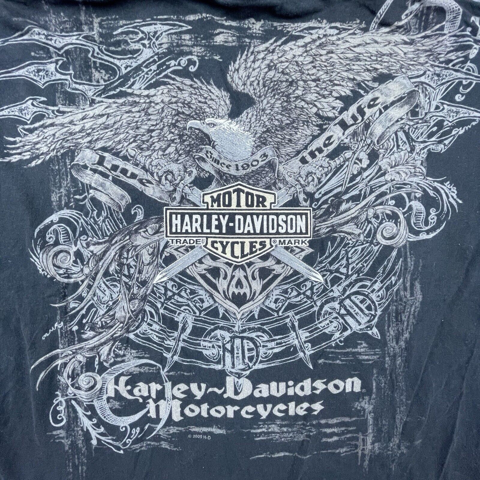 Harley Davidson Harley Davidson Shirt 2XL Live The Life Eagle Grand Teton Size US XXL / EU 58 / 5 - 3 Thumbnail
