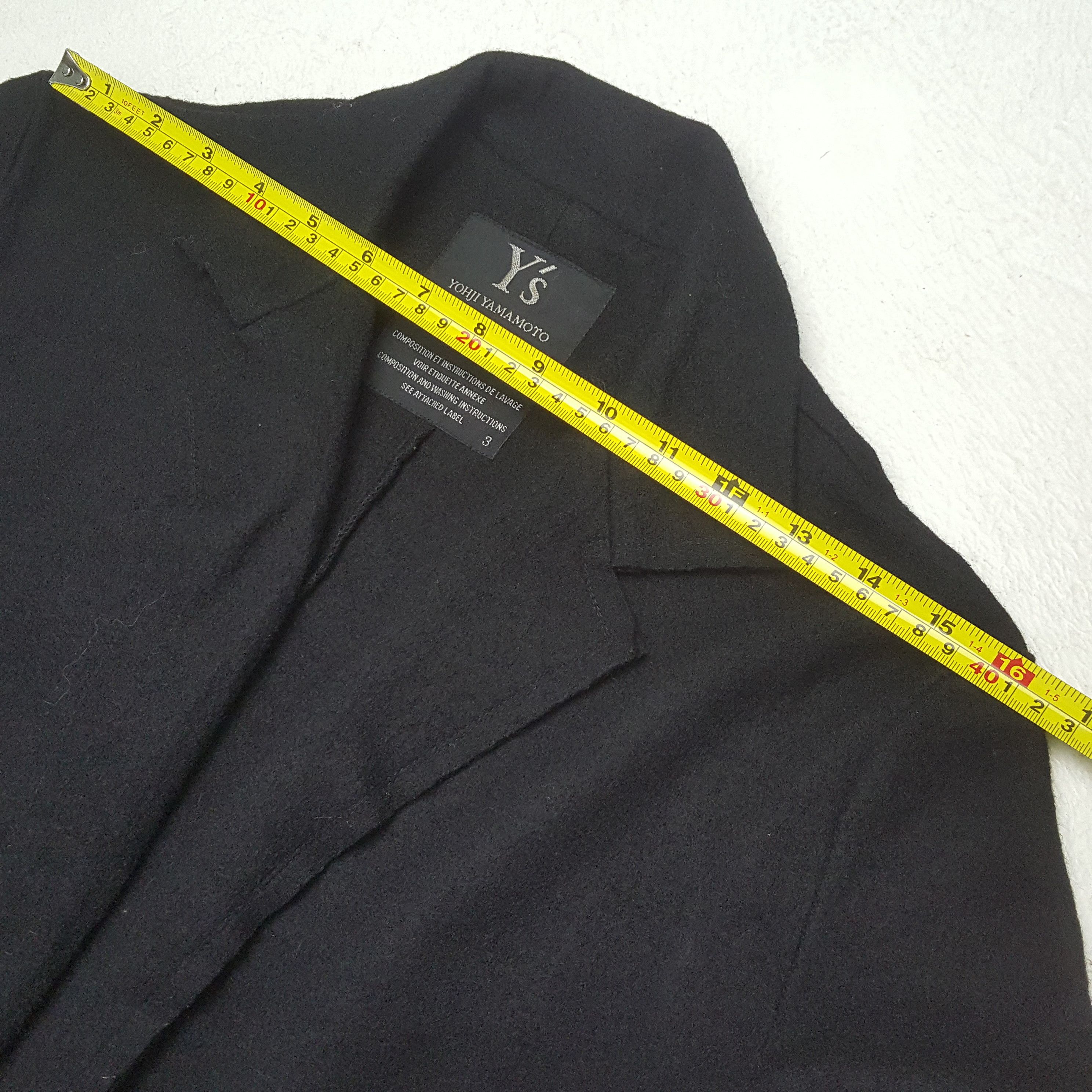 Yohji Yamamoto Y's by Yohji Yamamoto Japanese Designer Jacket C296N28 Size US XXS / EU 40 - 4 Thumbnail