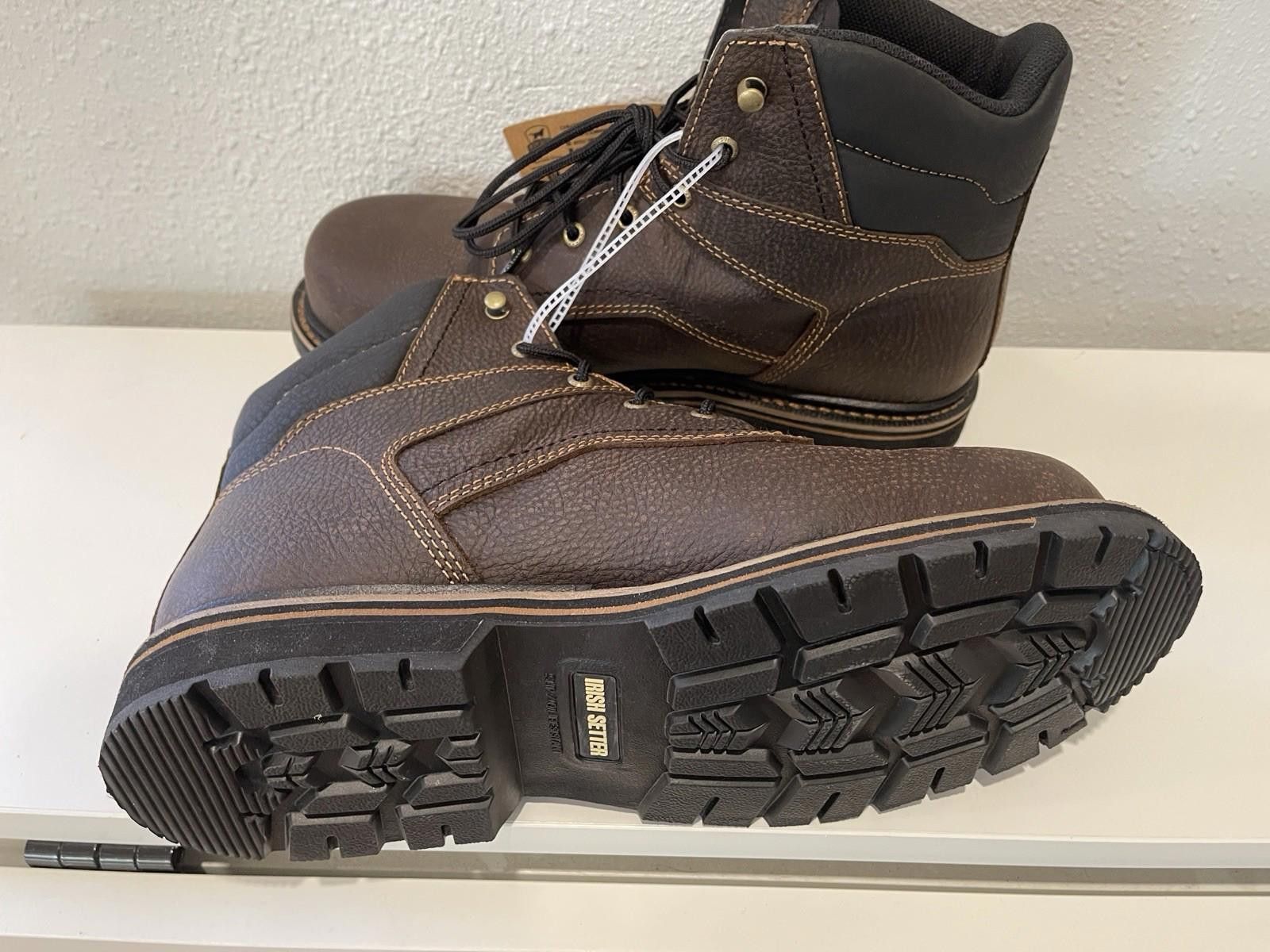 Other Irish Setter Red Wing 6" Kittson Brown Steel Toe 836632 12 Size US 12 / EU 45 - 6 Thumbnail