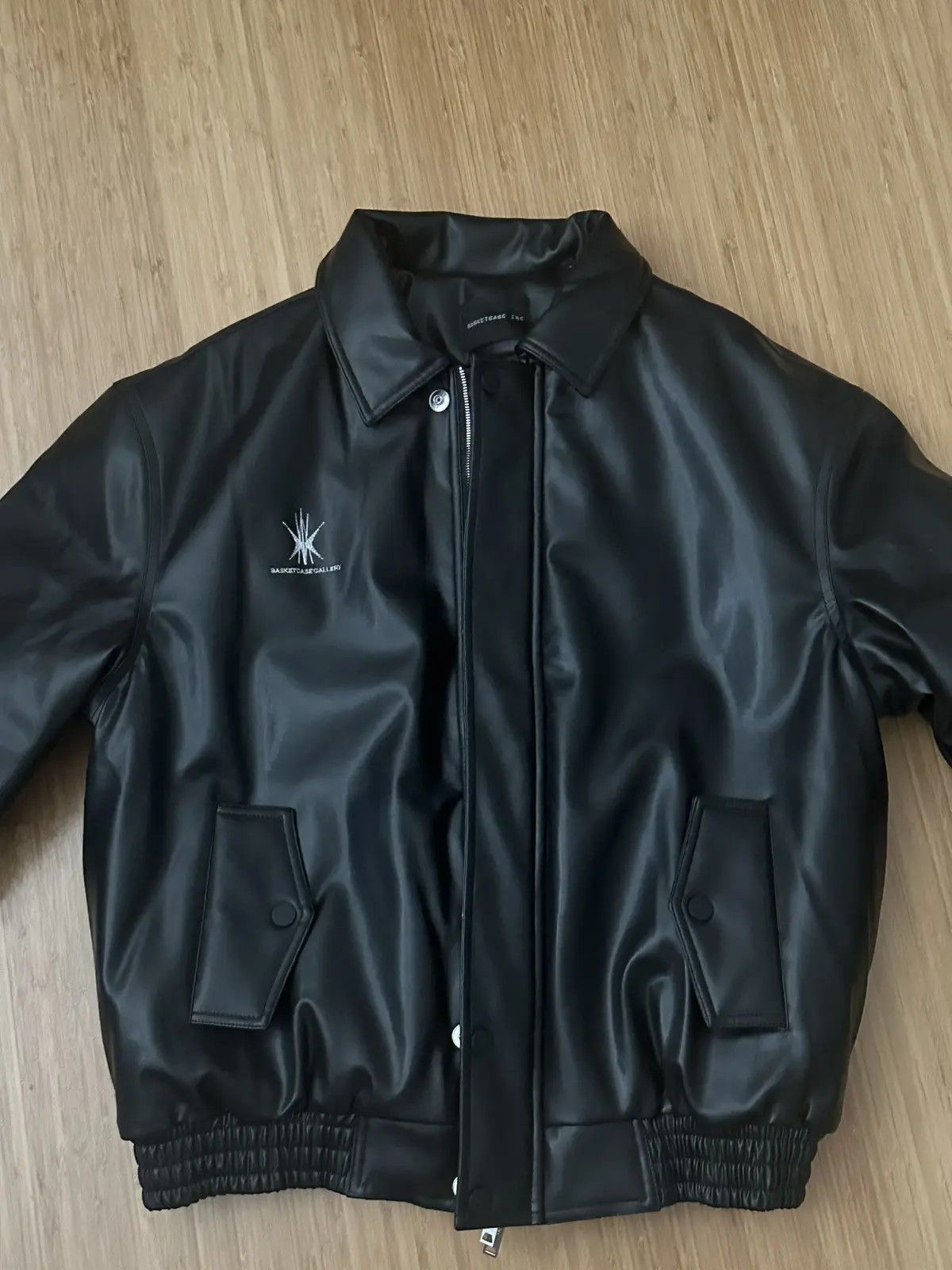 basketcase gallery Basketcase Gallery FLIGHT, pleather jacket Size XL Size US XL / EU 56 / 4 - 1 Thumbnail