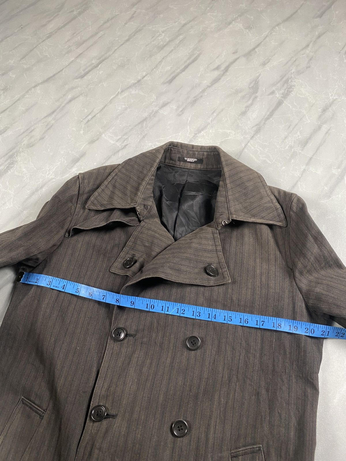Tornado Mart Grail Vintage Tornado Mart Double Breasted Heavy Coat Jacket Size US M / EU 48-50 / 2 - 6 Thumbnail