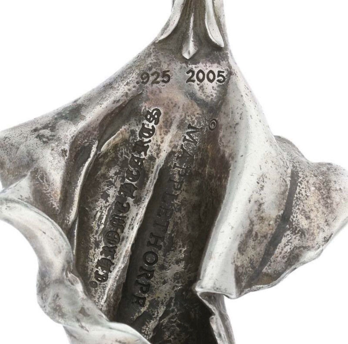Chrome Hearts Chrome Hearts Silver Lily Pendant Necklace Size ONE SIZE - 3 Thumbnail