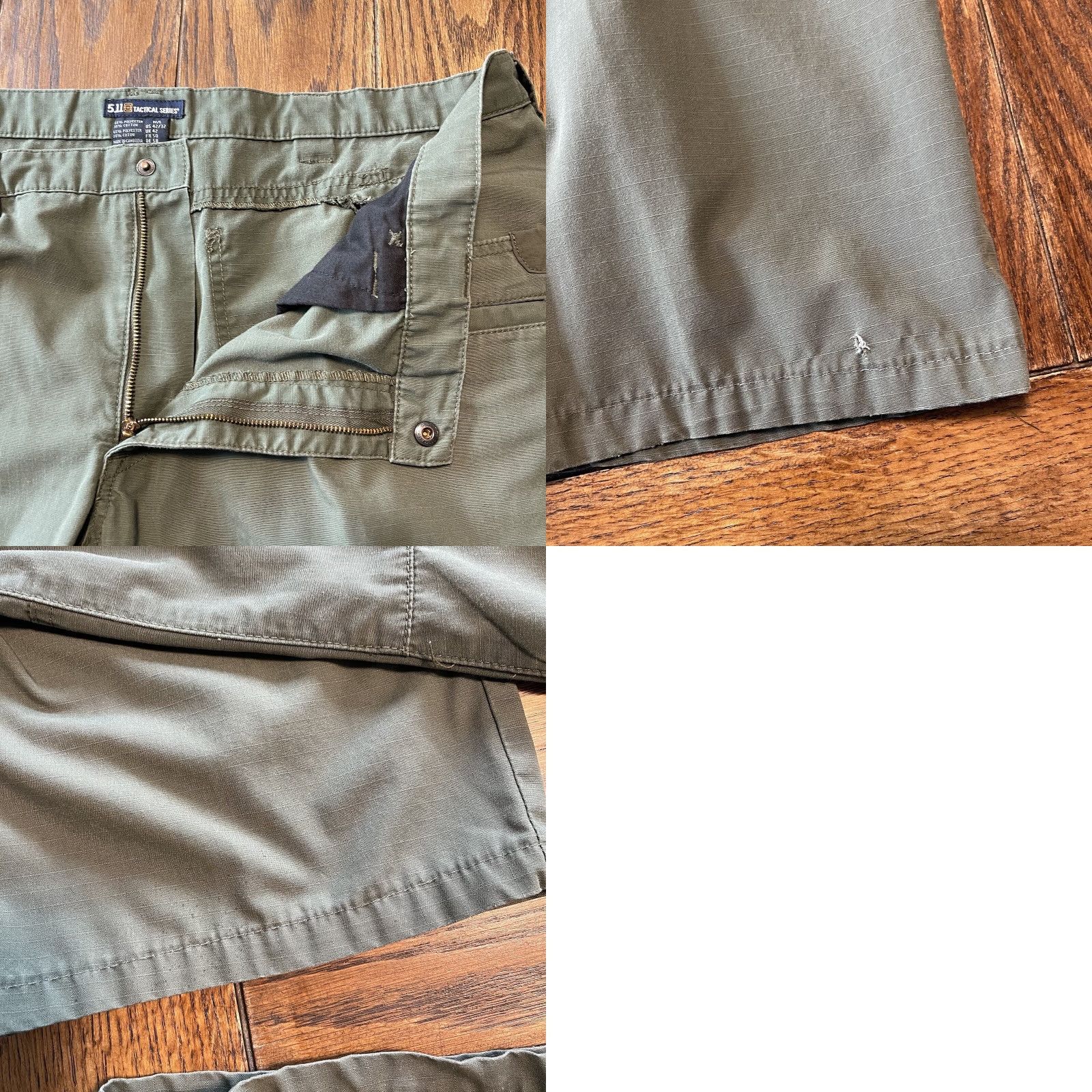 Vintage 511 Tactical Mens Pants Green Ripstop Pockets Work Trades Size 42x32 Fits 41x30 Size US 41 - 9 Thumbnail