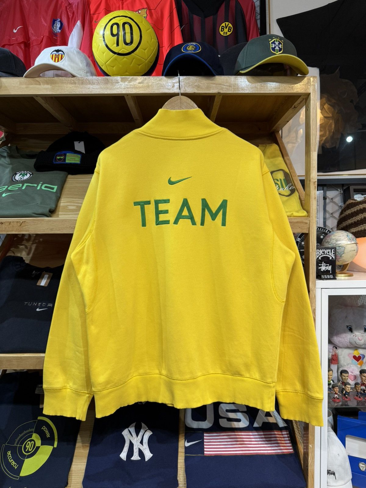 Nike Vintage Brazil 🇧🇷 2006-07 Training Track Jacket Size US L / EU 52-54 / 3 - 2 Thumbnail