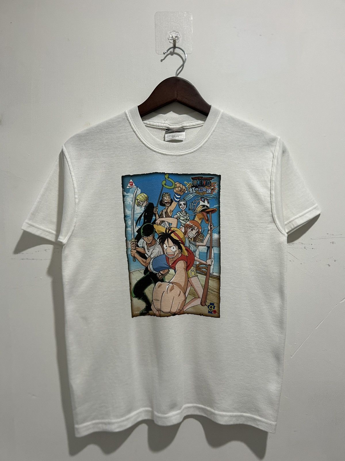 Anime Vintage One Piece Luffy Pirates Anime Promo 2000s Tee Size US S / EU 44-46 / 1 - 2 Thumbnail