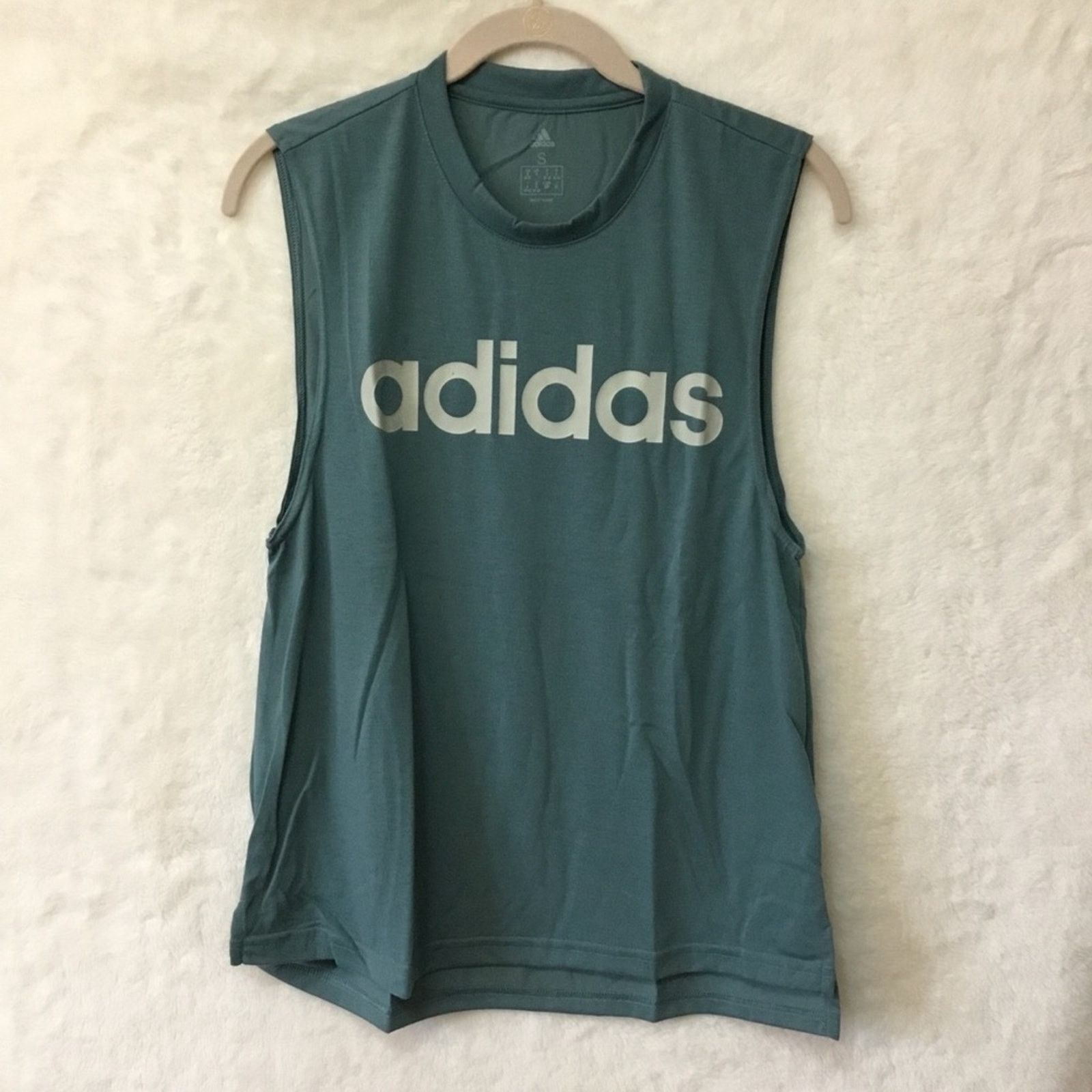 Adidas Adidas Raw Green Dash Tank Top Size S / US 4 / IT 40 - 1 Thumbnail